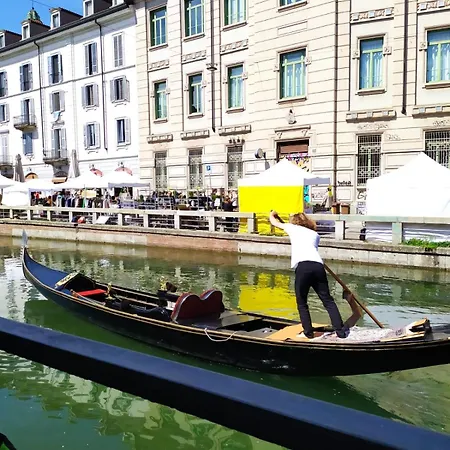 Navigli Con Bagno Privato Milánó